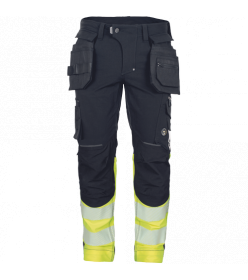 CERVA NEURUM NORDICS HV DW kalhoty černá/žlutá