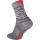 Assent OWAKA socks šedá/červená