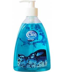 Mýdlo tekuté CLEE Oceán, s pumpičkou, 500 ml, modré