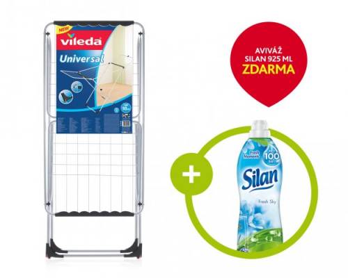 Vileda Universal sušák na prádlo 18 m + aviváž ZDARMA