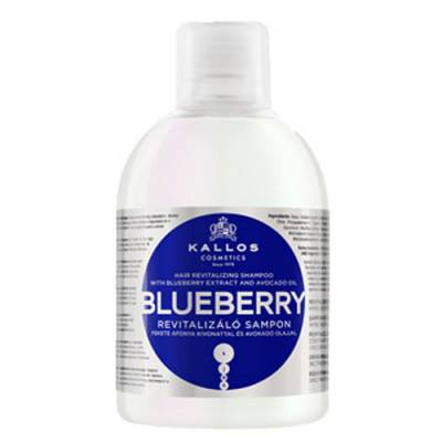 Kallos Revitalizační šampon s výtažkem z borůvek (Blueberry Hair Shampoo) 1000 ml DOPRODEJ