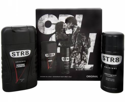 STR8 Original - deodorant ve spreji 150 ml + sprchový gel 250 ml