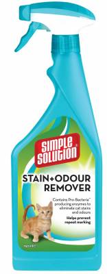 Simple Solution Stain & Odor Remover - odstraňovač skvrn a pachu pro kočky, 750ml