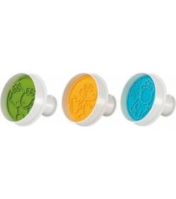 TESCOMA Vykrajovátka s razítkem DELÍCIA, 3 ks, dinosauři