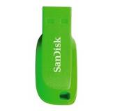 Sandisk Cruzer Blade 32GB, SDCZ50C-032G-B35GE, flash disk, elektricky zelená