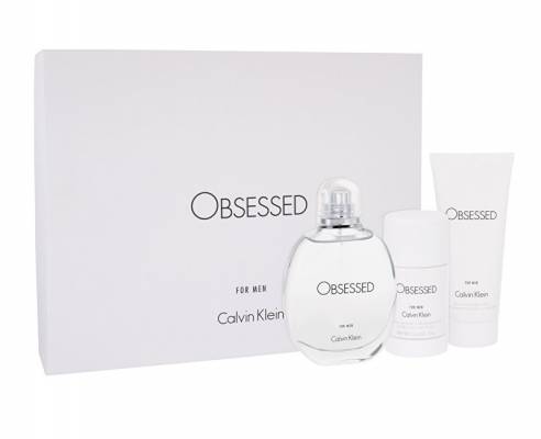 Calvin Klein Obsessed For Men - EDT 125 ml + sprchový gel 100 ml + tuhý deodorant 75 ml