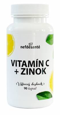 NEF DE SANTÉ Vitamín C + Zinek 90 kapslí