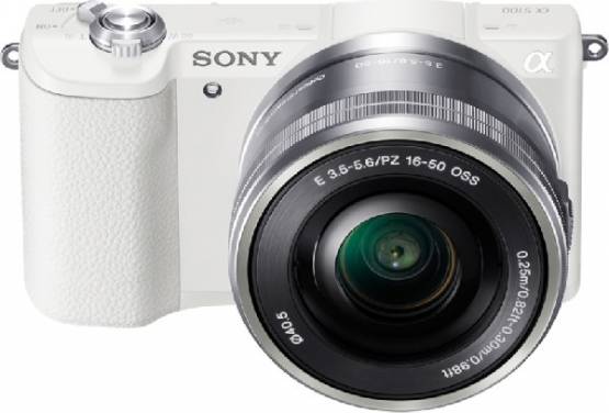 Sony ILCE-5100 Fotoaparát Alfa 5100 s bajonetem E + 16-50mm objektiv - White