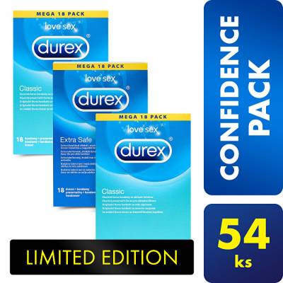 Durex Sada kondomů Confidence 2+1