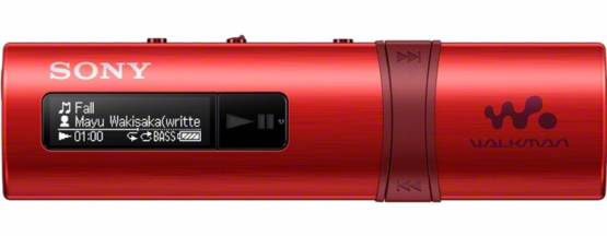 Sony NWZ-B183F – Přehrávač WALKMAN® s portem USB, FM radio, 4GB RED
