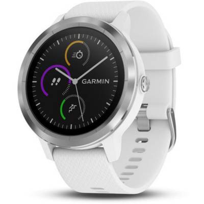 GARMIN vívoActive3 Optic Silver, bílá
