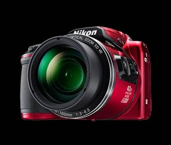 Nikon COOLPIX B500 - 16 MP, 40x zoom VR - Red