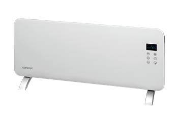 Concept KS4000 Konvektor skleněný s montáží na zeď a dálkovým ovládáním bílý