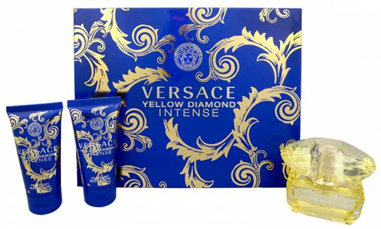 Versace Yellow Diamond Intense - EDP 50 ml + sprchový gel 50 ml + tělové mléko 50 ml