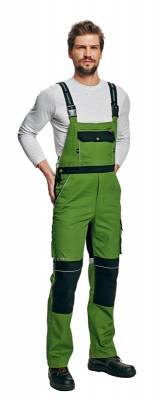 Australian Line STANMORE kalhoty s laclem zelená/černá