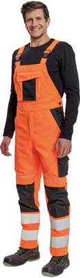 CERVA MAX VIVO HV kalhoty s laclem oranžová