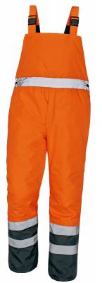 CERVA PADSTOW kalhoty s laclem oranžová