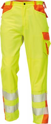 CERVA LATTON kalhoty žlutá/oranžová