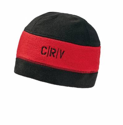 CRV TIWI fleecová čepice černá/červená