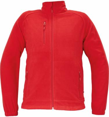 CERVA BHADRA fleecová bunda červená