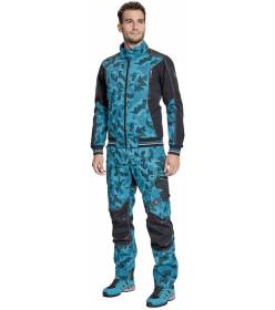 CERVA NEURUM CAMOUFLAGE bunda petrolejová