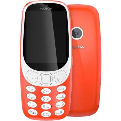 NOKIA 3310 Dual SIM, červená