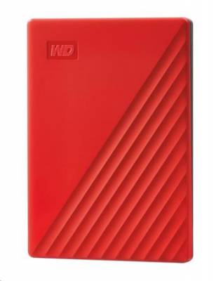 WD My Passport portable 2TB, 2.5", WDBYVG0020BRD-WESN, Externí disk, červený