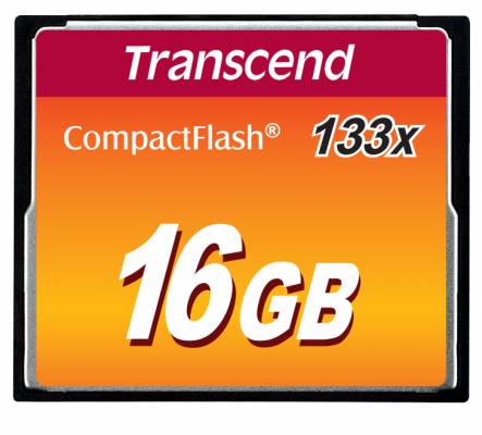 Transcend CompactFlash 16GB TS16GCF133, paměťová karta