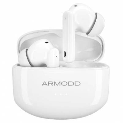 ARMODD Earz Pro (2023) bílá, bezdrátová sluchátka s ANC