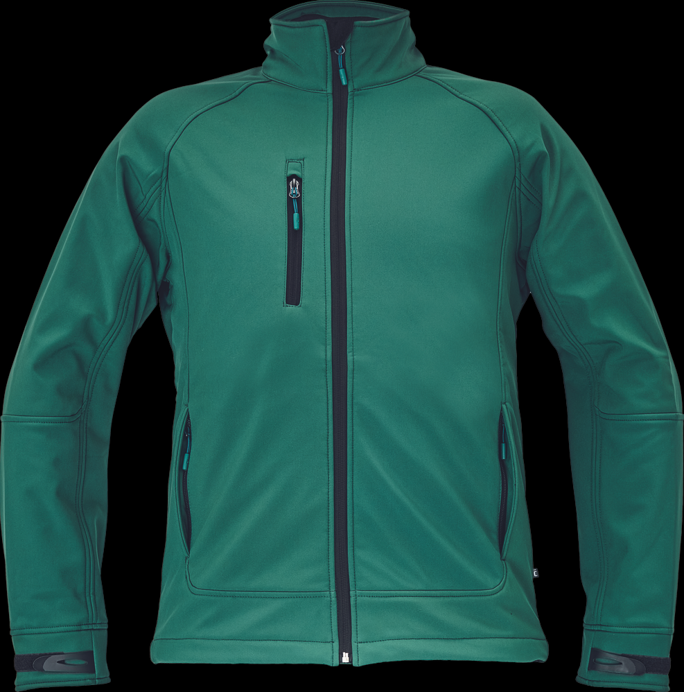 CERVA CHITRA softshellová bunda tm.zelená XL