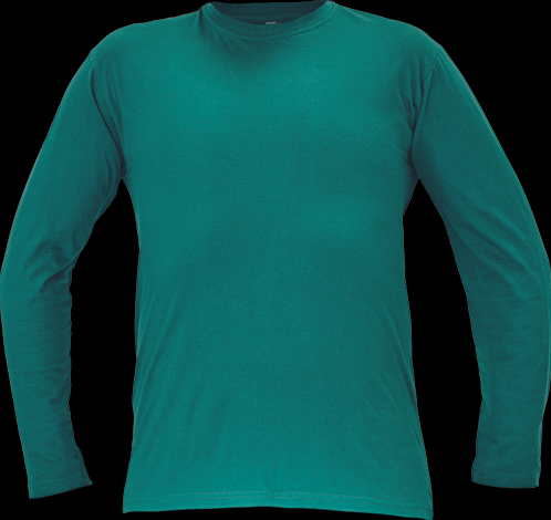 CERVA CAMBON tričko dlouhý rukáv tm.zelená 3XL