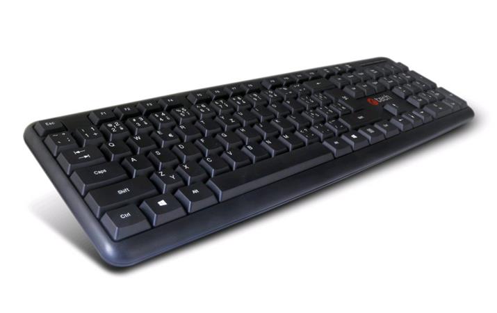 C-TECH KB-102, klávesnice slim CZ/SK, černá