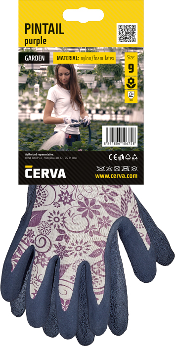 CERVA PINTAIL rukavice blistr navy/sv.fialová 7