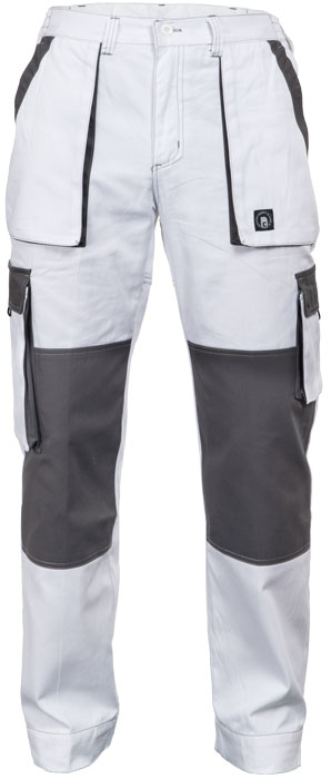 CERVA MAX SUMMER kalhoty bílá/šedá 54