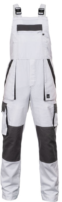 CERVA MAX SUMMER kalhoty s laclem bílá/šedá 52