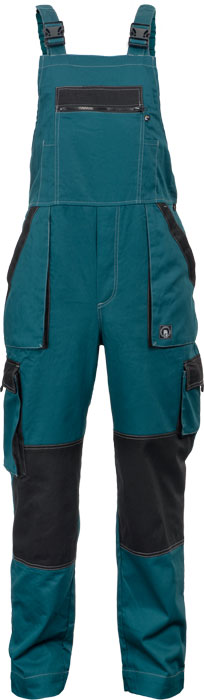 CERVA MAX SUMMER kalhoty s laclem petrolejová/černá 60