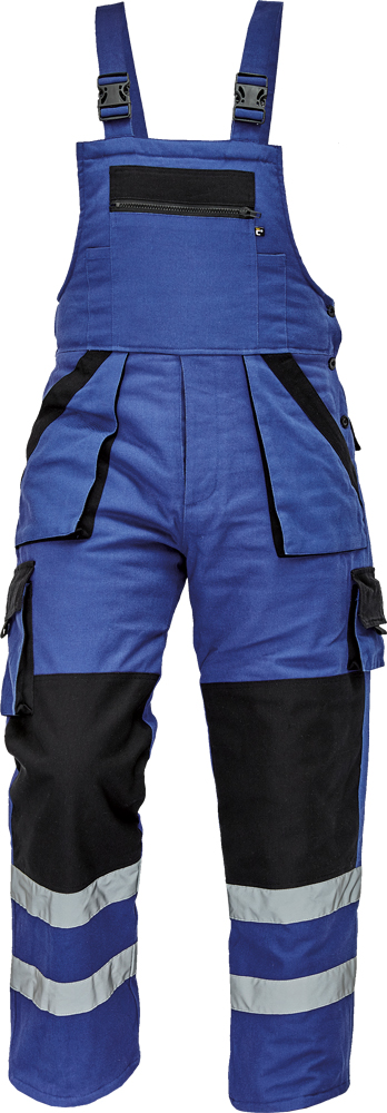 CERVA MAX WINTER RFLX kalhoty s laclem modrá/černá 54