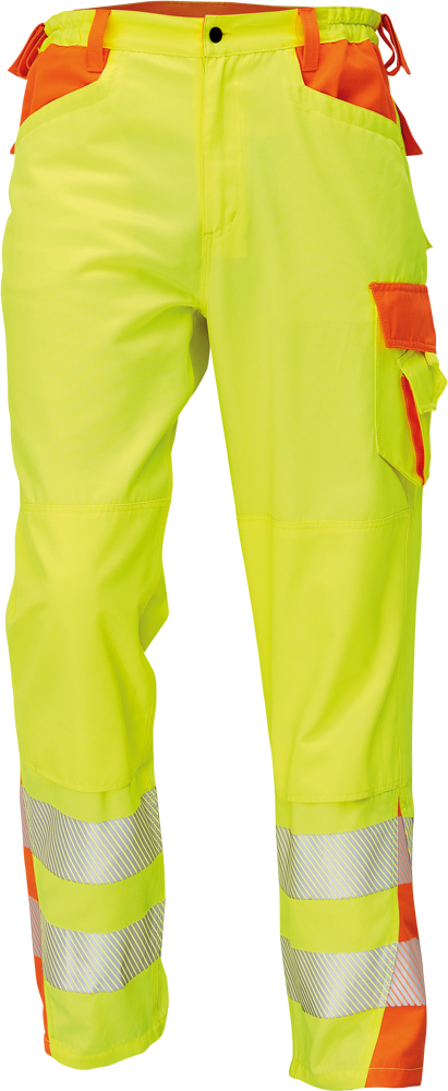 CERVA LATTON kalhoty žlutá/oranžová 50