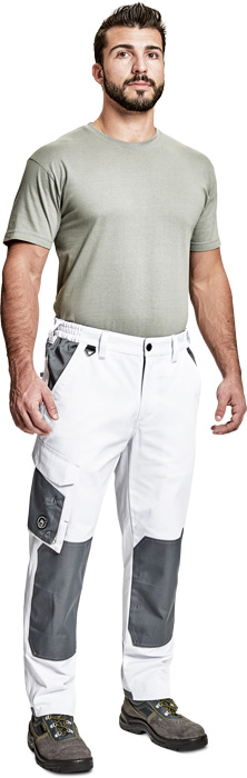 CERVA CREMORNE kalhoty bílá 52