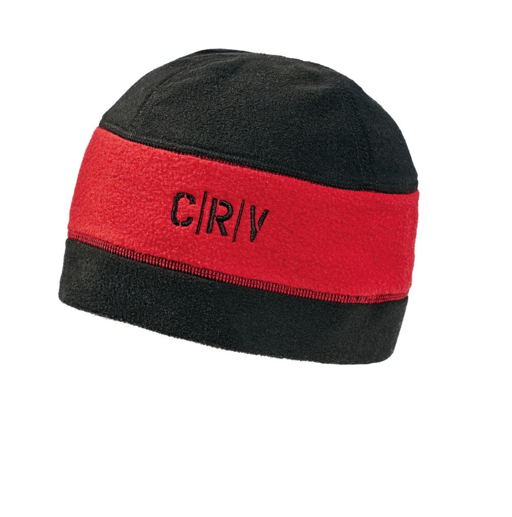 CRV TIWI fleecová čepice černá/červená M/L
