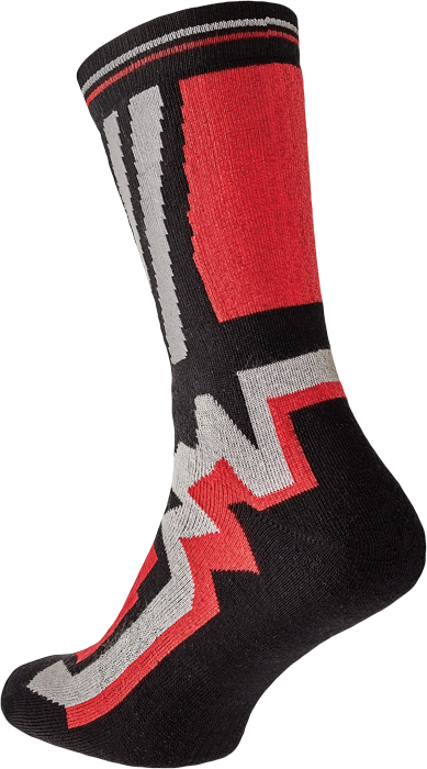 KNOXFIELD LONG ponožky černá/červená č.41