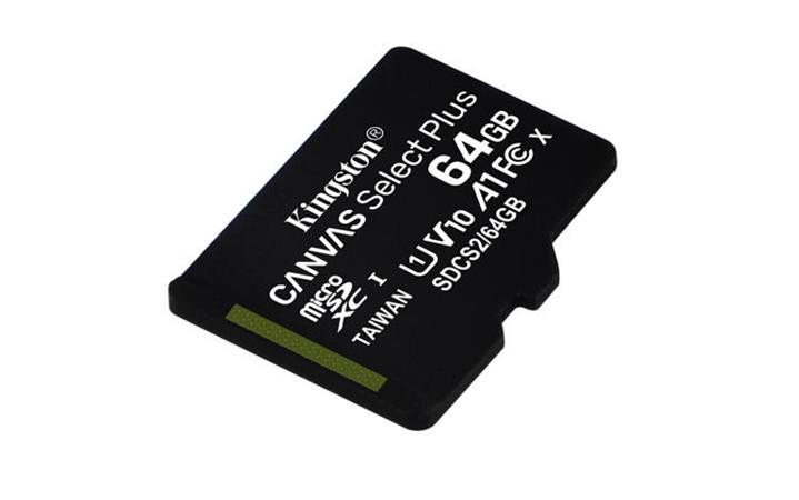 Kingston microSDHC 64GB SDCS2/64GBSP CANVAS Plus