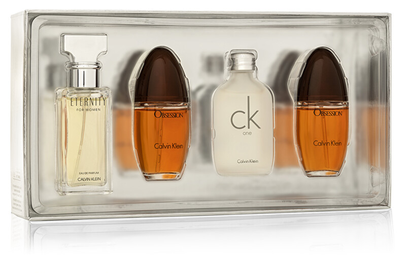 Calvin Klein Miniatury - Eternity EDP 15 ml + CK One EDT 15 ml + Obsession 2 x 15 ml