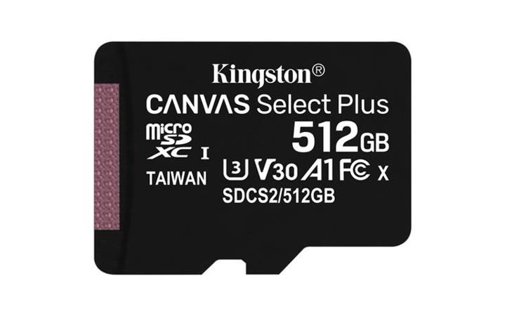 Kingston microSDHC 512GB CANVAS Plus class 10 SDCS2/512GBSP