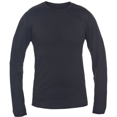 CERVA SOLID tričko dlouhý rukáv černá XL/XXL