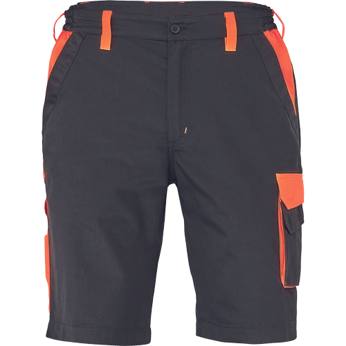 CERVA MAX VIVO šortky černá/oranžová 60