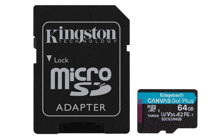 Kingston microSDHC 64GB Canvas Go! Plus SDCG3/64GB