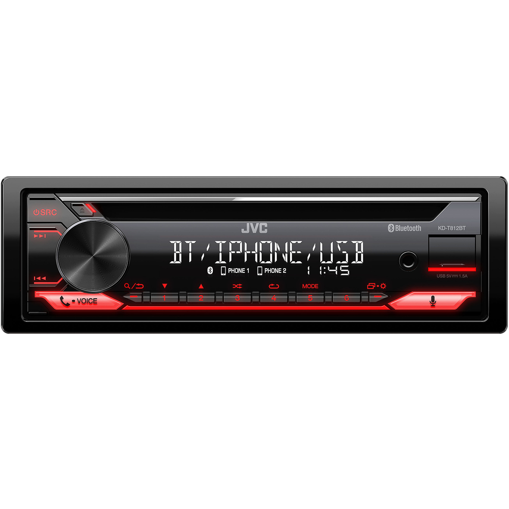 JVC KD-T812BT AUTORÁDIO S CD/MP3/BT